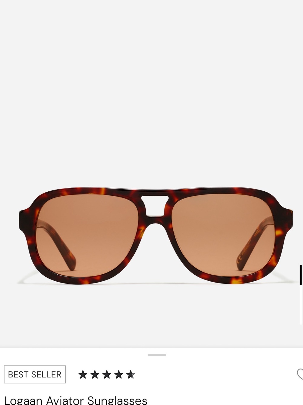 BRAND NEW Madewell Logaan Aviator sunglasses